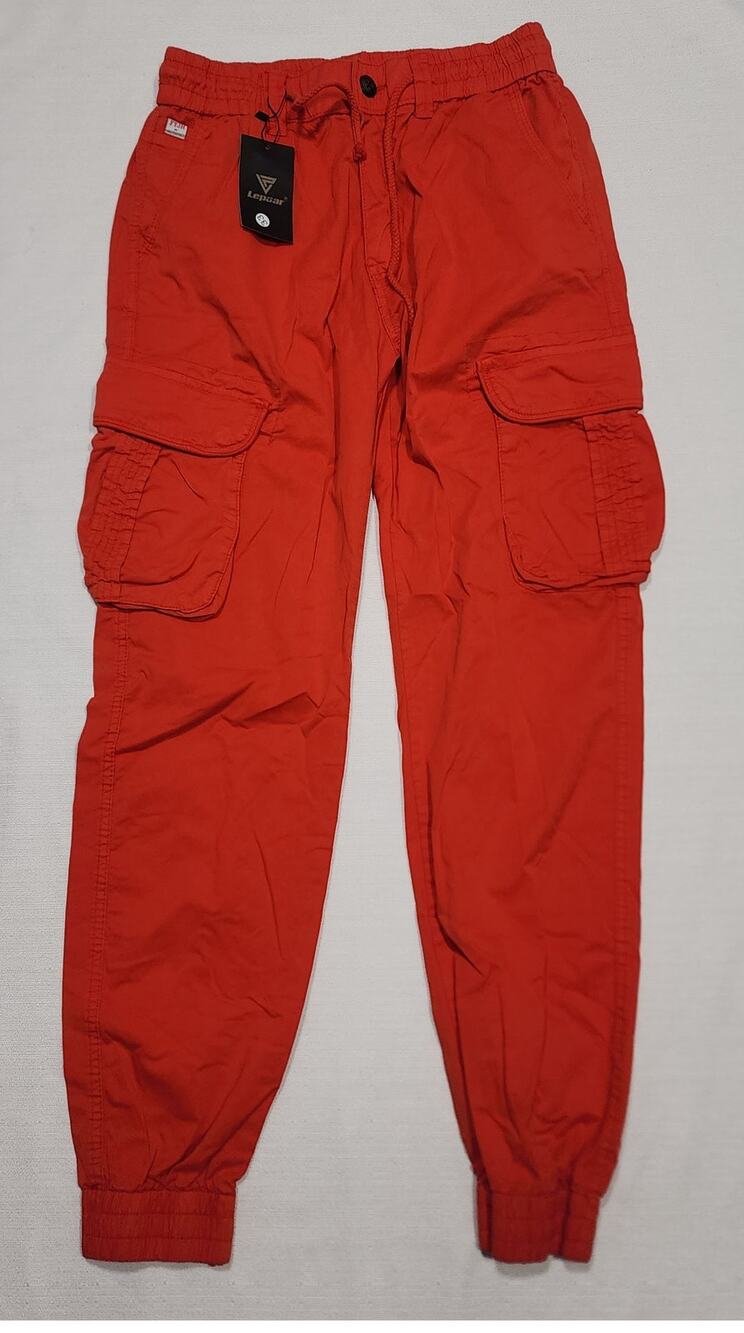 LEPOAR Men's Hiking Cargo Pants Joggers Slim Stretch W28'' x L40''